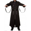 Mens Thread Metal Punk EMO Coat Men Gothic Coat